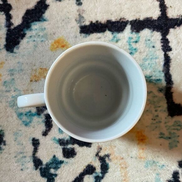 Vintage 1970s Stackable Mug RARE yellow ladybug Japan 60s MCM vtg groovy mugs - Picture 2 of 8